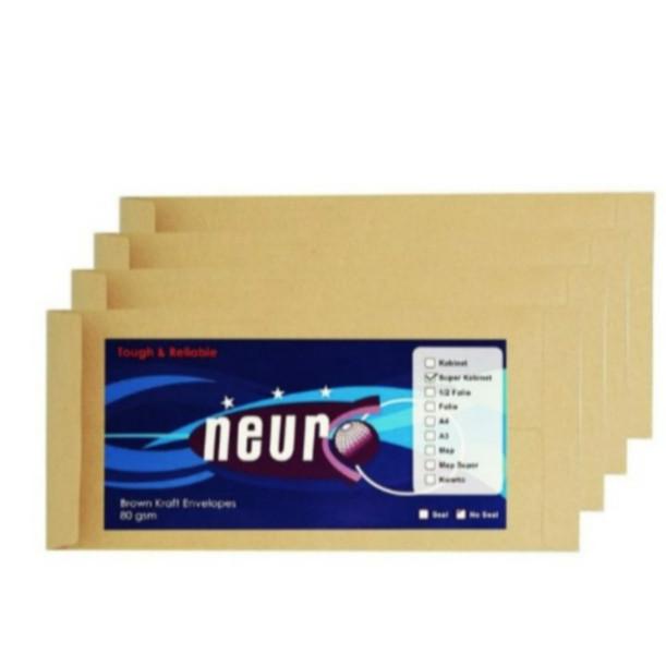 

Amplop Coklat Ukuran Super Kabinet Neuro ( 14 x27 cm ) per pak