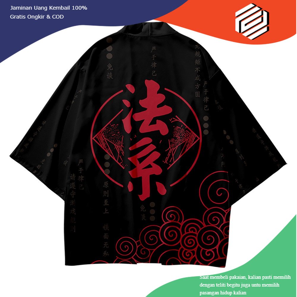 Kimono Jepang Modern Custom – Haori Outer Jepang Pria Wanita