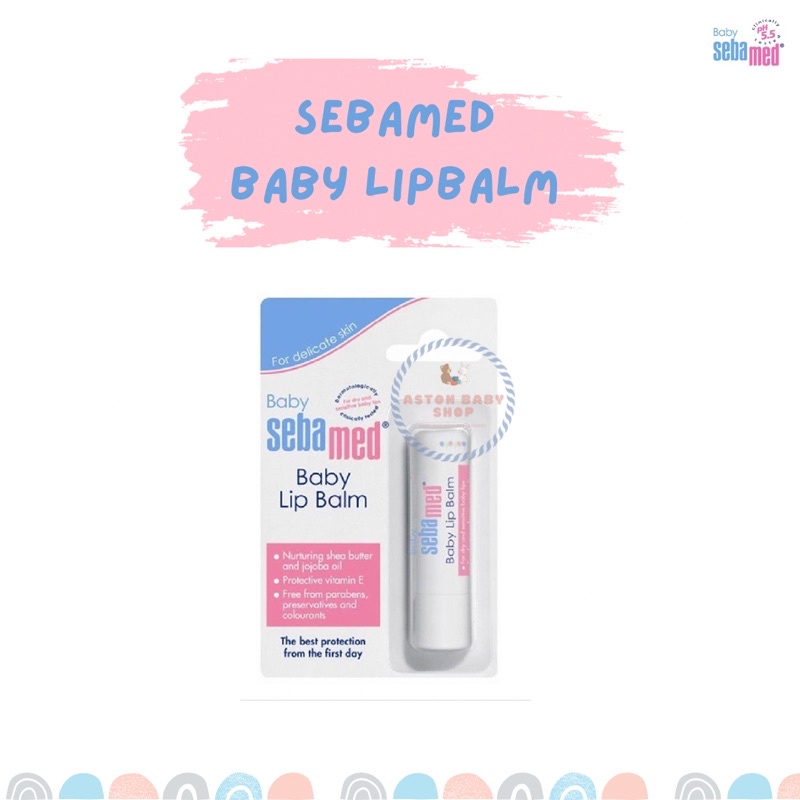 Sebamed Baby Lip Balm Lip Care Triple Protection 4.8 g Pelembab Bibir Bayi