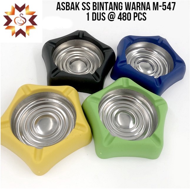 ASBAK BINTANG WARNA/ASBAK WARNA