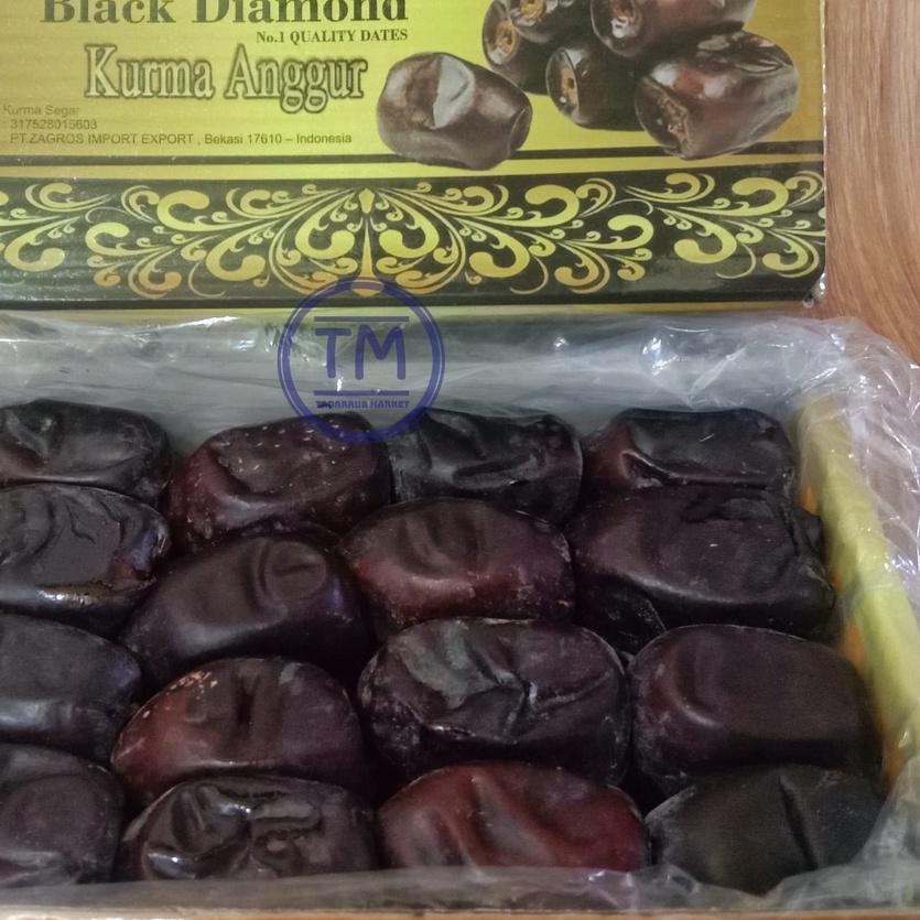 READY ✅Kurma Bam Black Diamond 550gr Original Kurma Black Diamond Black Diamond Dates PREMIUM Origin