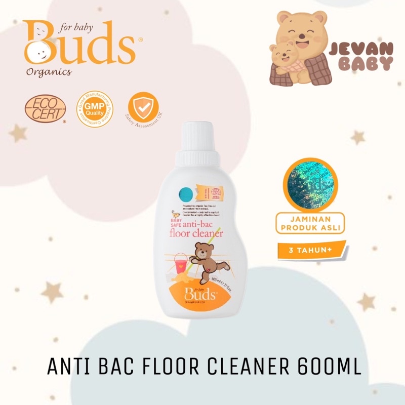 Buds Organic Anti-Bac Floor Cleaner 600ml BPOM