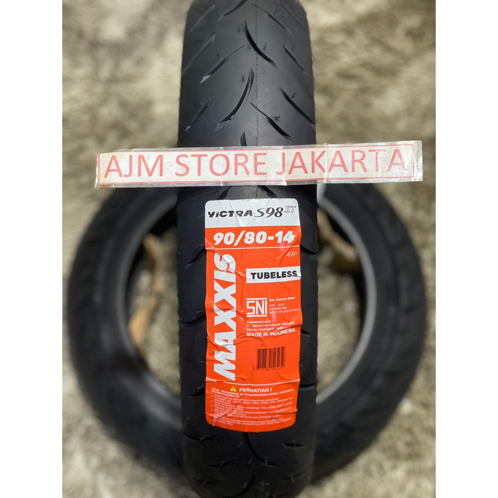 Maxxis Victra 90/80-14 Tubeless..