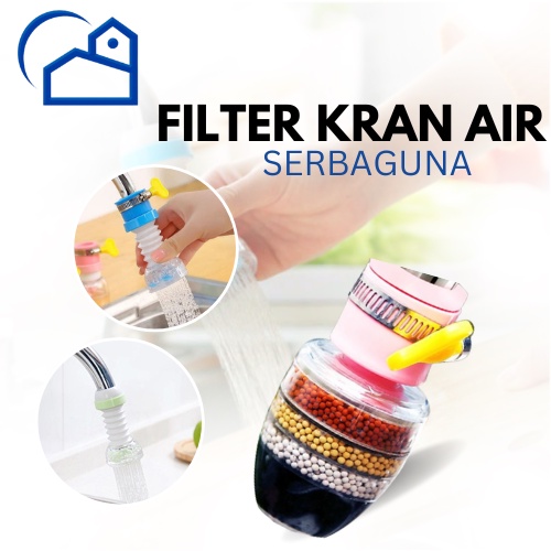 Filter Saringan Kran Air Kipas Kincir Putar Sambungan Keran FLEXIBLE Kepala Wastafel 10203 10204 10205