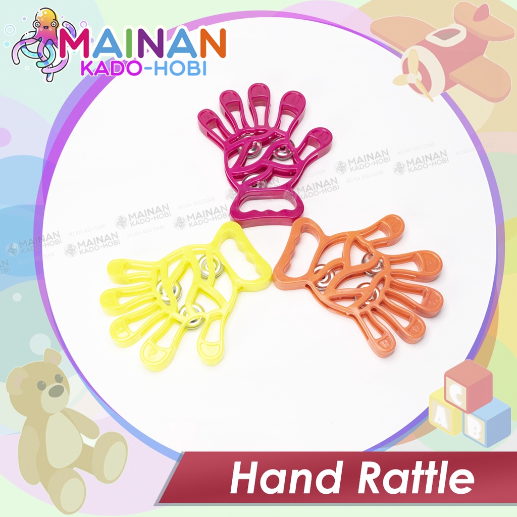 MAINAN EDUKASI ANAK KERINCINGAN TANGAN HAND RATTLE TOYS