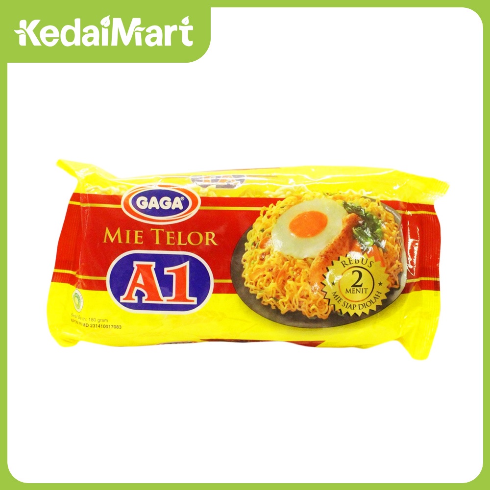 

Gaga Mie Telor Kuning 180 Gram