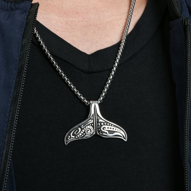 Keren Fashion Thunderbird Kalung Pria Phoenix Bentuk Alloy Liontin Hip Hop Pesta Perhiasan Hadiah