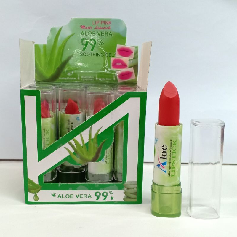 Lipstick Iman Of Noble Aloevera Perbok 12.pcs