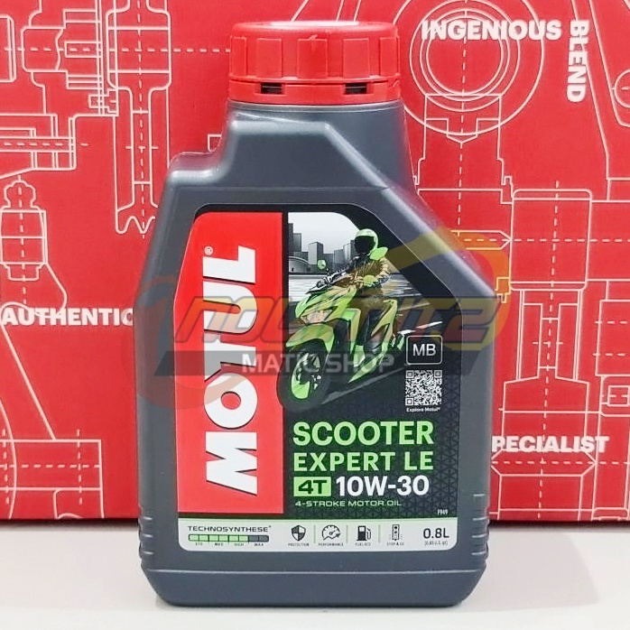 Oli Motor Motul Scooter Expert LE 10W-30 800ml Beat Vario Scoopy Genio Spacy