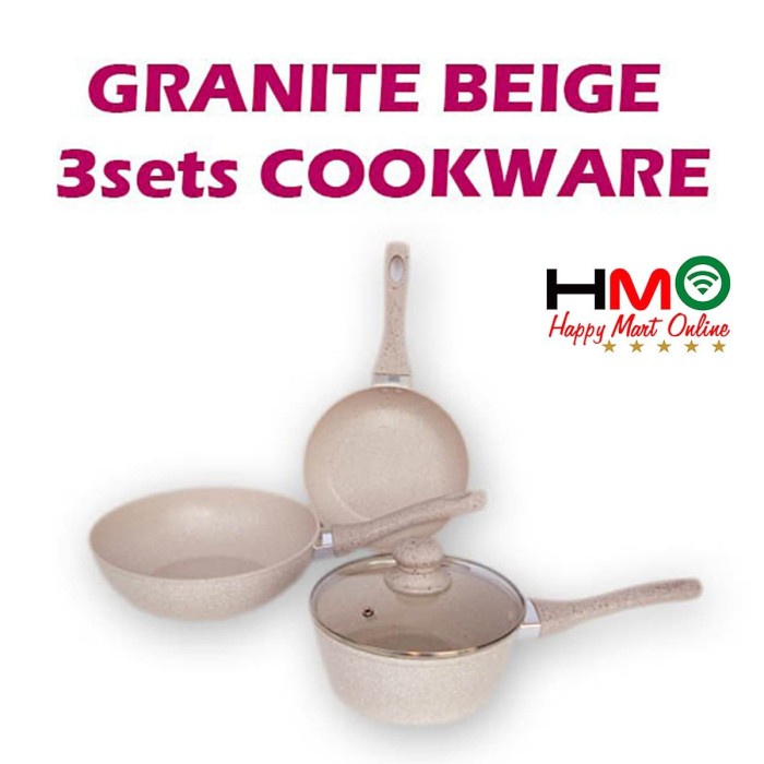 Super Pan Bolde Granite Panci Set Keramik Cookware Set Bolde Granite