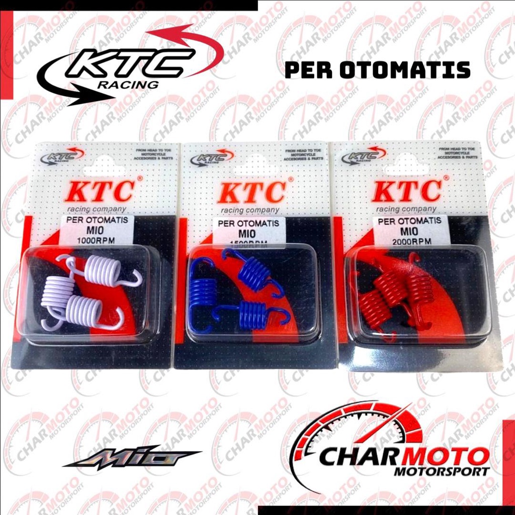 Per Kampas Ganda Sentri Otomatis KTC Racing Matic Original 1000 1500 2000 Rpm Nmax Aerox Vario Beat Scoopy Mio Fino – Charmoto