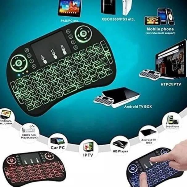 ㅝ Paket Android Tv Box X96Mini (2/16) + Mini Keyboard i8 backlight (3Warna) BEST SELLER 3899 ✯
