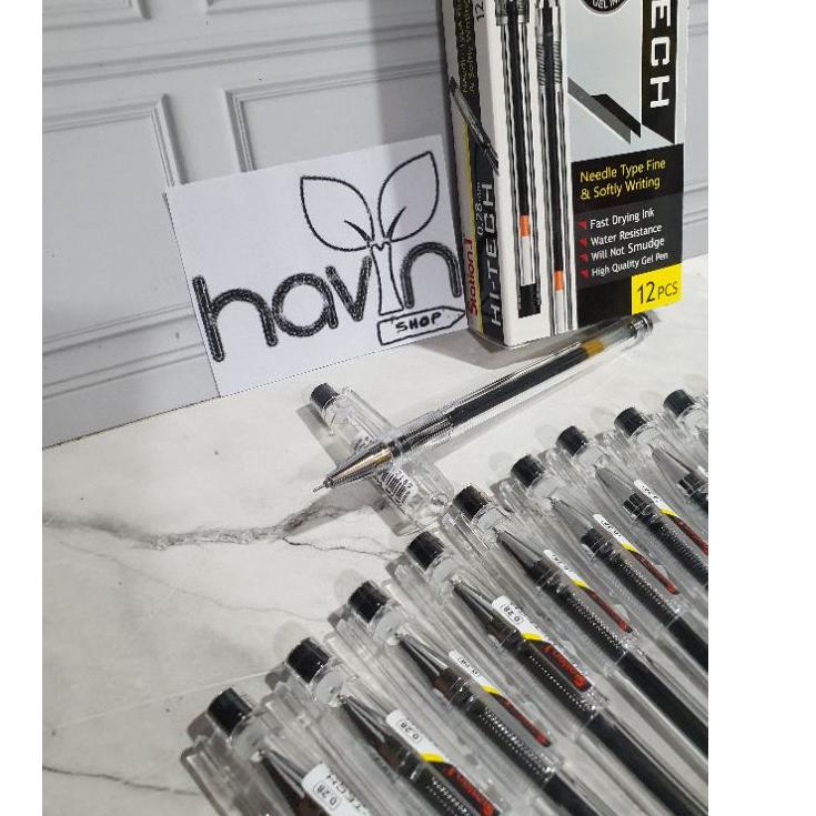 

Paling Top (12pc) pen HI TECH 0.28MM/PEN GEL HITECH HI-TECH
