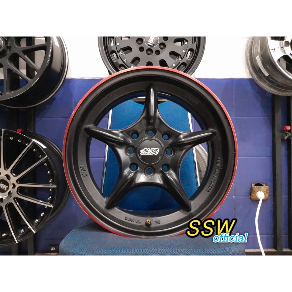 Jual Pelek Second Mobil Etios Valco Ring 15 Merk Mugen RNR Ring 15x6,5 ...