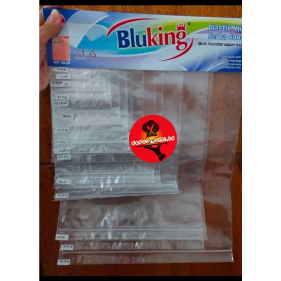 PLASTIK KLIP BLUKING SNACK PP ZIPLOCK TEBAL 50 MICRON
