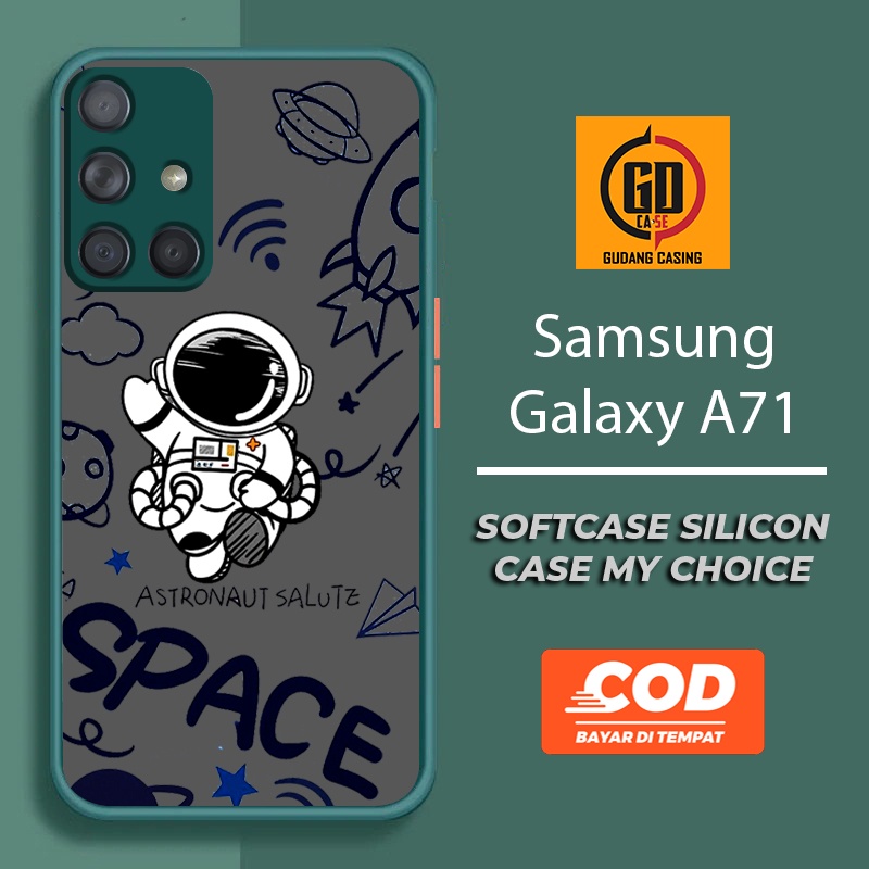 Case SAMSUNG GALAXY A71  Case Hp SAMSUNG  GALAXY A71 Case Mychoice Gudang Casing [KARTUN ASTRO] Casi