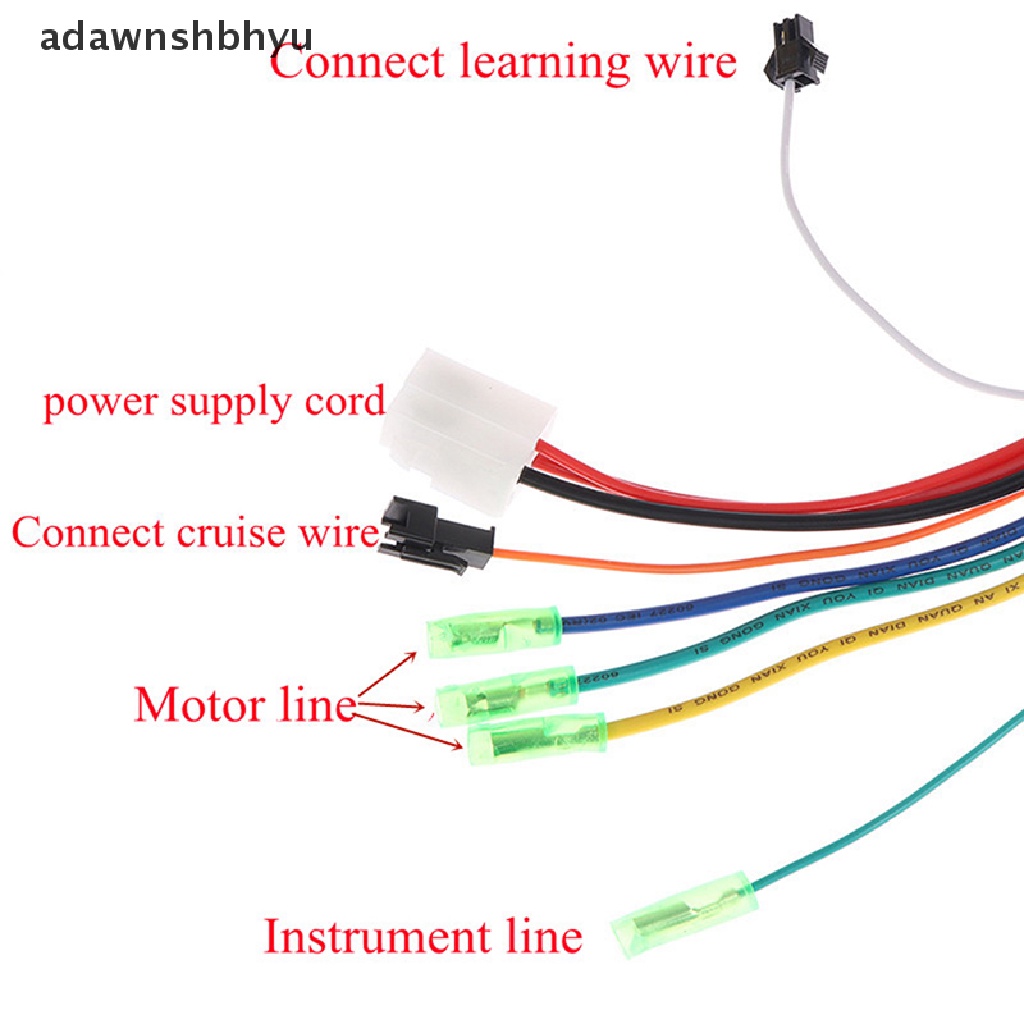 Adawnshbhyu 36V/48V 350W Brushless Motor Controller DC Motor Regulator Speed Controller ID