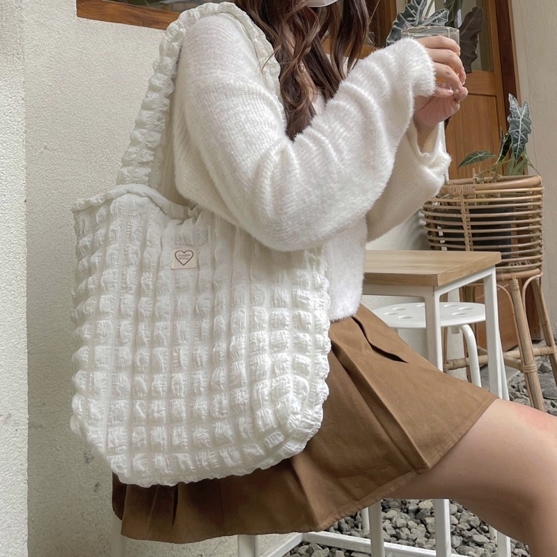 Juffy totebag handbag puffy bag korea