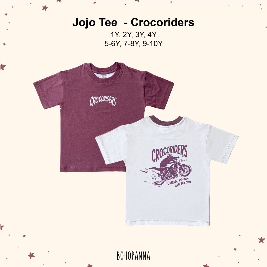 Bohopanna Jojo Tee - Atasan Kaos Anak 1-8 tahun