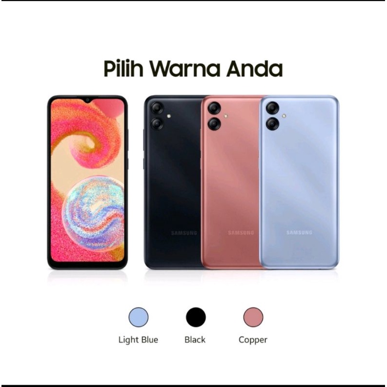 Hp Samsung Galaxy A04E Ram 3/32 Garansi Resmi
