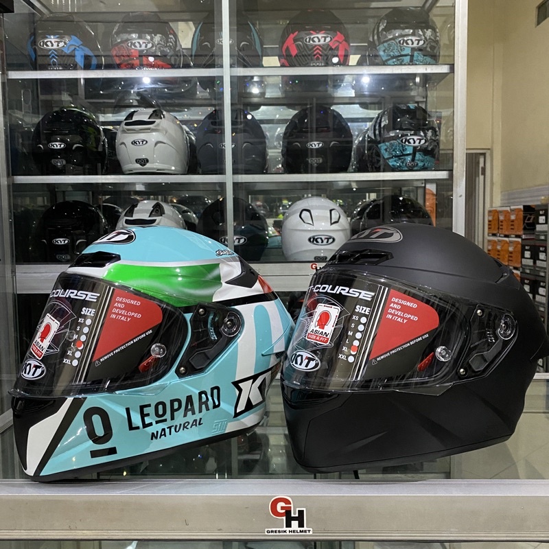 HELM KYT TT COURSE | KYT TT COURSE LEOPARD | KYT TTC DENNIS FOGGIA | KYT TTC LEOPARD DENNIS FOGGIA