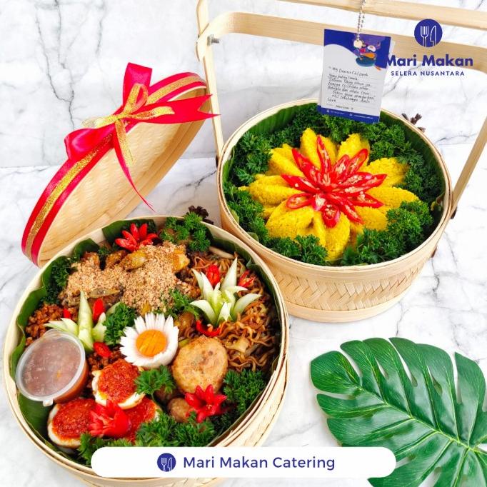 [BISA COD] Rantang Bambu Nasi untuk Hampers