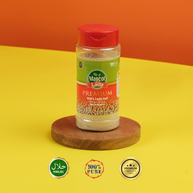 

LADA PUTIH BUBUK BOTOL 70 GRAM ASLI KHAS BANGKA MUNTOK MOQ 12 Botol