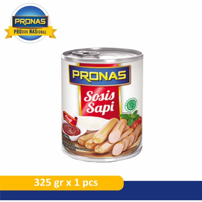 

Pronas Sosis Sapi 325 g dalam kemasan kaleng EOE