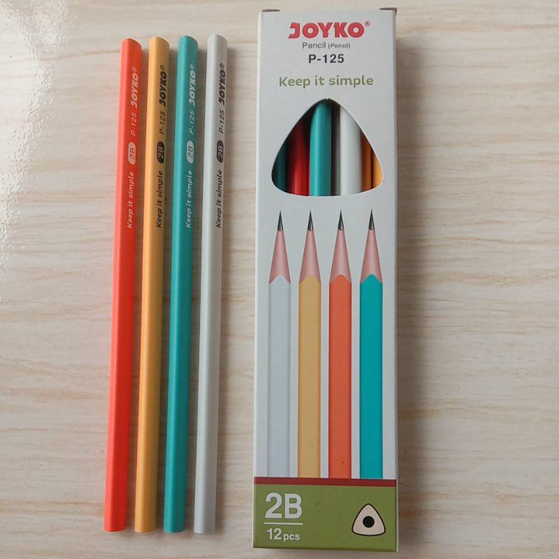 

(1pack 12pcs) Pensil joyko p-125 keep it simple