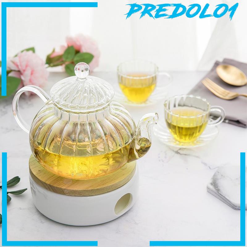[Predolo1] Teko Kaca Dengan Saringan Teh Untuk Mekar Dan Longgar Leaf Tea Maker