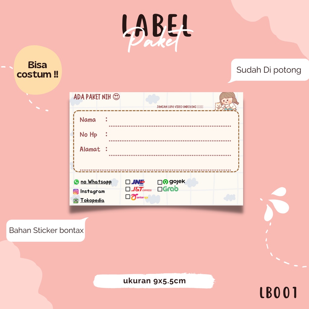 

Cetak Label Paket