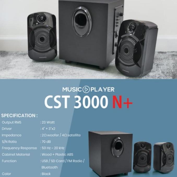 SPEAKER SIMBADDA SALON MULTIMEDIA AKTIF USB RADIO BLUETOOTH ORIGINAL ERF546T
