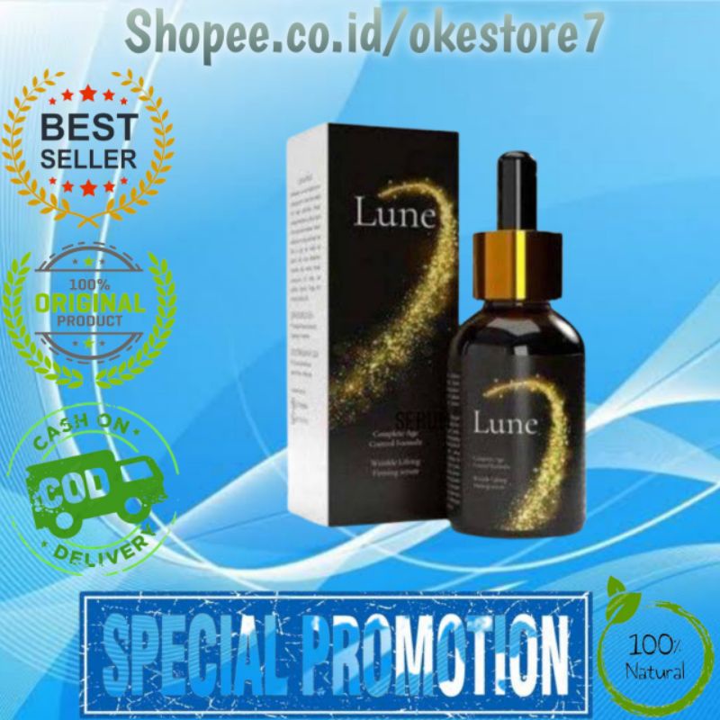 (Serum Wajah) Lune Serum Original 100% Asli - Lune Serum Menghilangkan Kerutan Wajah & Anti Aging