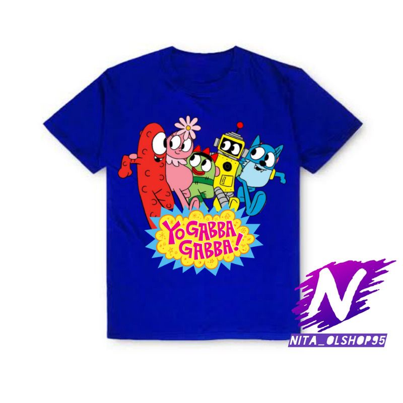 baju anak kaos anak yo gabba gabba