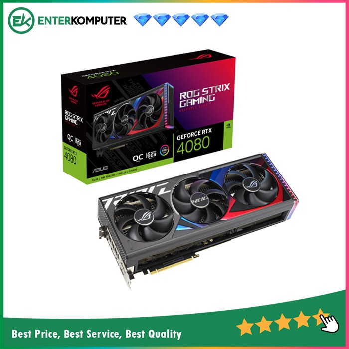 Asus GeForce RTX 4080 16GB GDDR6X - ROG Strix OC Edition