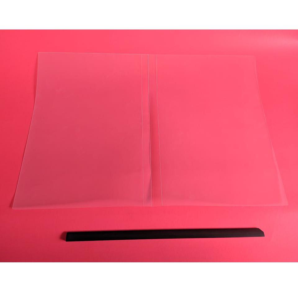 

(H-L9L-❤) Rail holder king jim 502GA-10 /cover clip plastik jilid / Pipe Jilid / Alat Jilid ukuran A4 paling laris