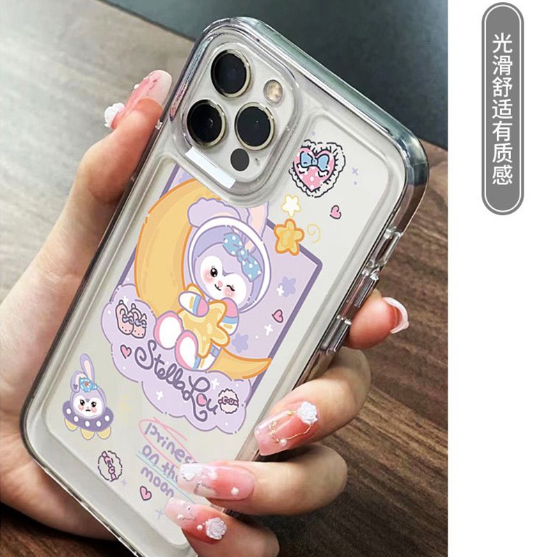 IPHONE Casing Lucu Shockproof Soft Phone Case Kompatibel Untuk Iphone11 14 13 12 Pro XS Max X XR 78 6 6S Plus Casing Transparan TPU Cover