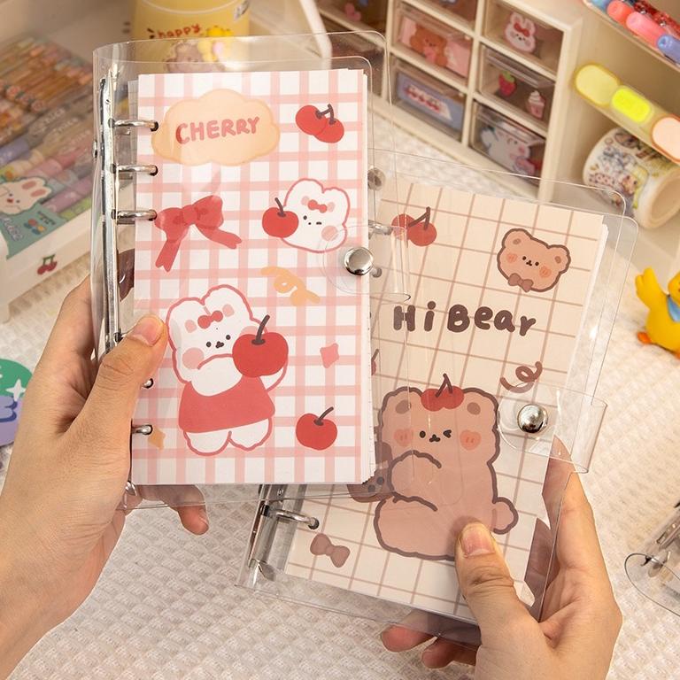 

(S-J8J)(✓) [THE UNIVERSE] Buku Binder A6 6 Ring Transparan Binder Cover Notebook Binder Hologram - ST005 bisa cod