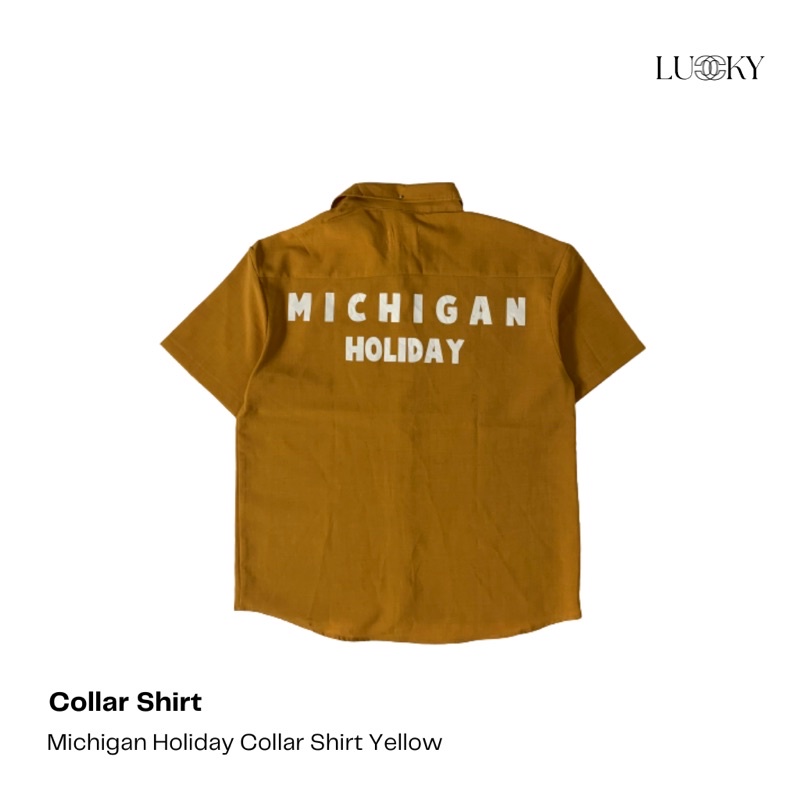 Michigan holiday Collar Shirt