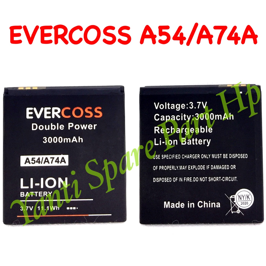 Baterai Evercoss A74A A74B A54 E2 Original New