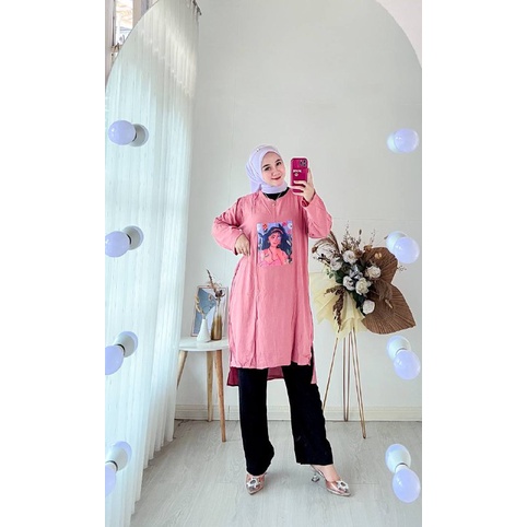 Pinguin Setelan Wanita Jumbo One Set Rayon Terbaru