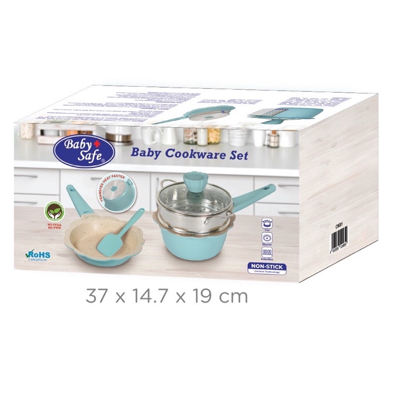 Baby safe Cookware set Perlatan masak mpasi bayi