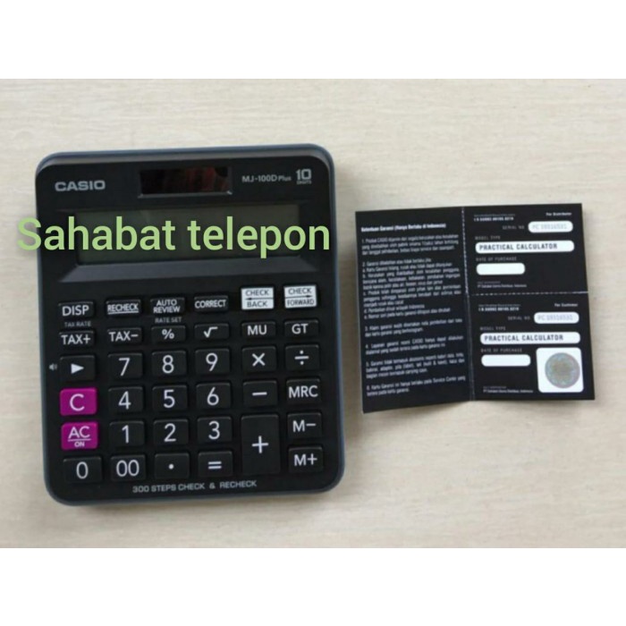 

KALKULATOR CASIO MJ-100D PLUS ( ORIGINAL) #ORIGINAL