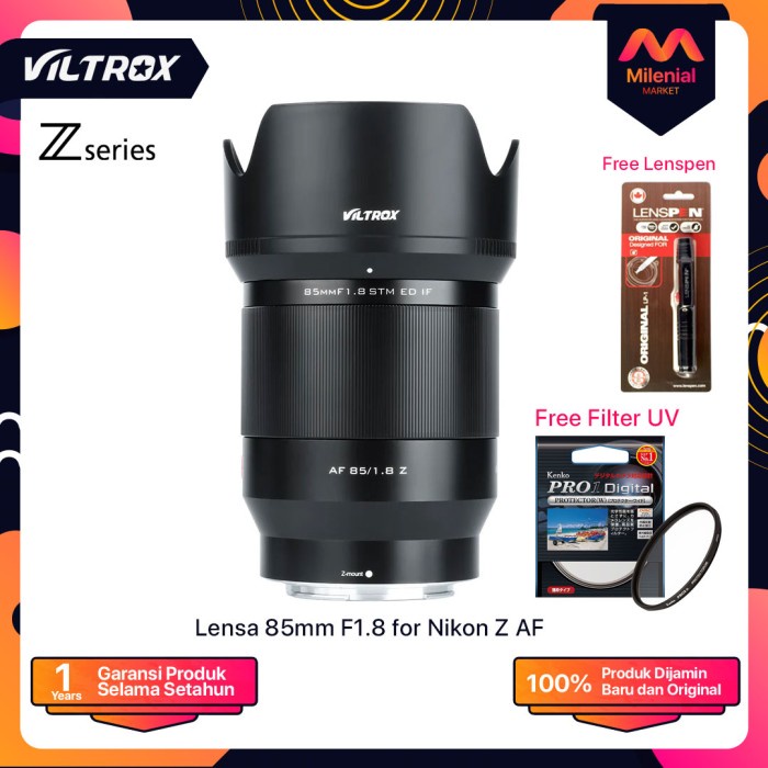 Fathonah_347- Lensa Viltrox 85Mm F1.8 Stm For Nikon Z Mount