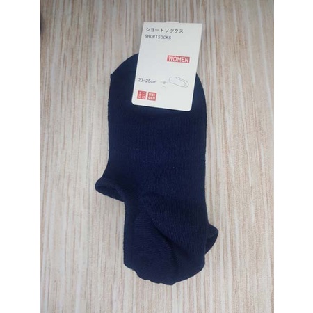 Kaos Kaki Uniqlo Ankle Pendek Women Wanita Anti Bacterial Banyak Motif