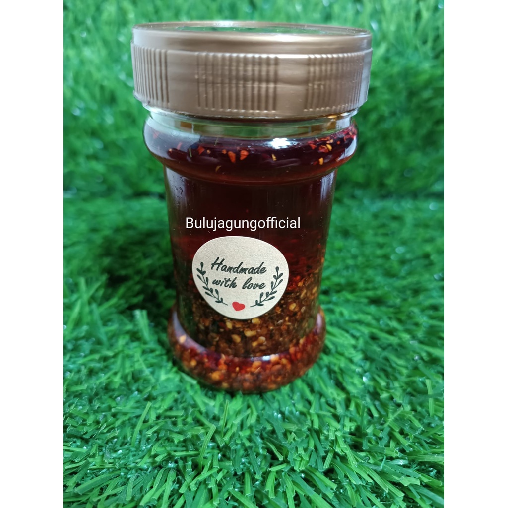 Chili Oil Kemasan 150 ml Sambal Homemade Halal By Bulujagungofficial