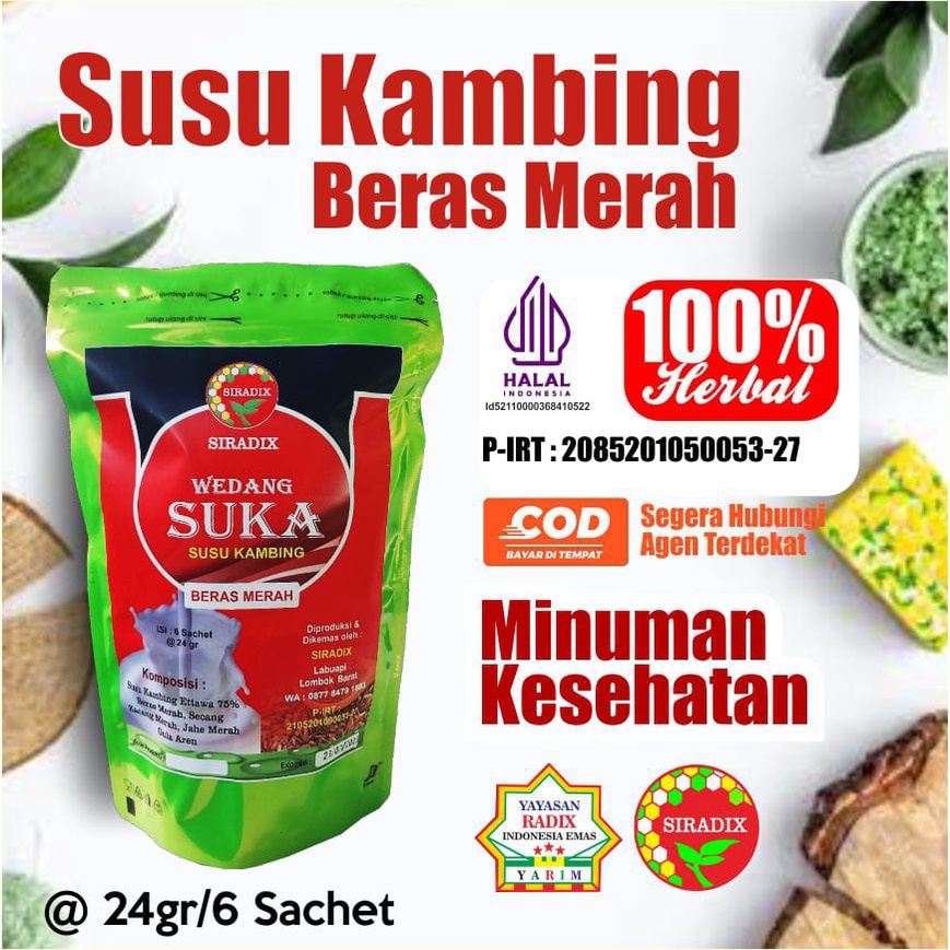 

SUSU KAMBING BERAS MERAH
