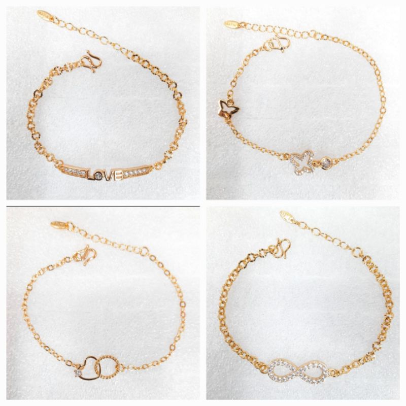 gelang emas rantai mata wanita dewasa RM01