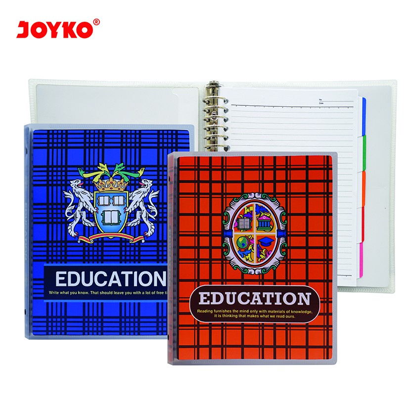 

Binder Note Joyko B5 26 Ring Holes 21.8 cm x Lebar 27.7 cm x 2.8 cm