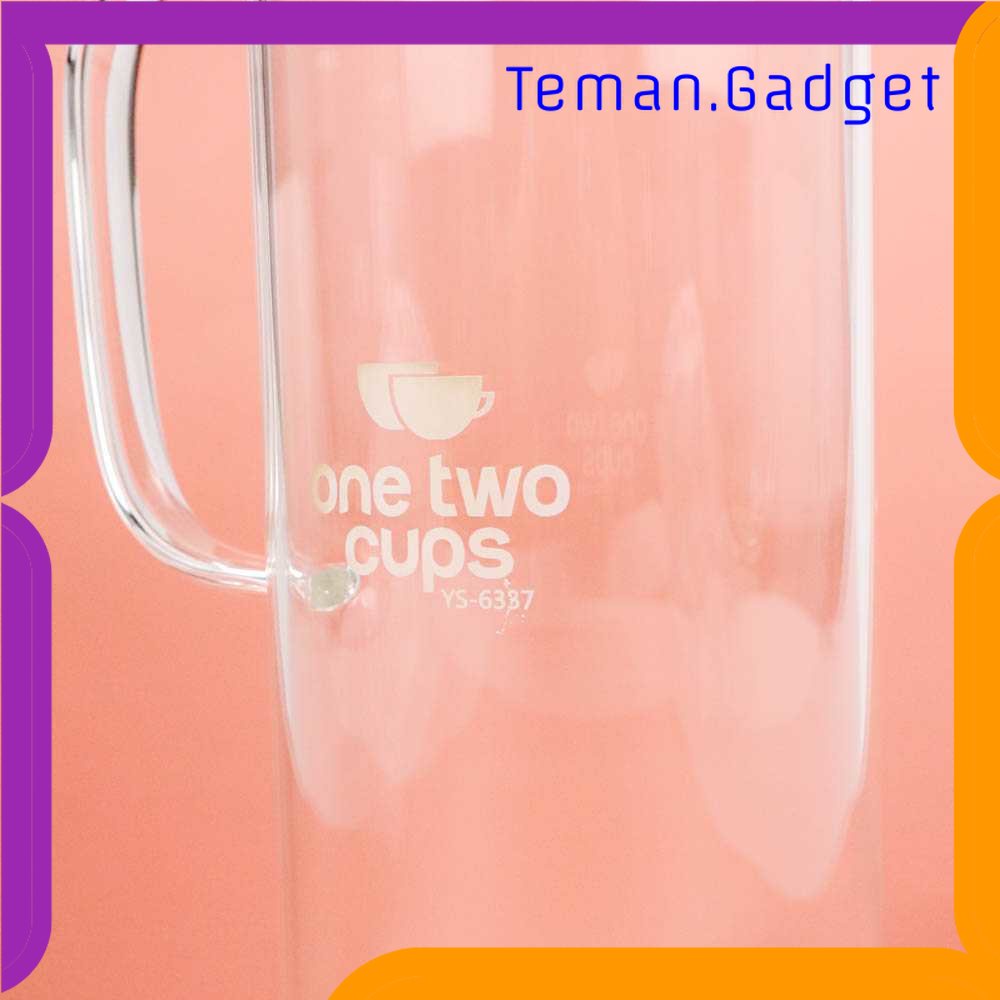 TG - DPR One Two Cups Teko Pitcher Teh Kopi Borosilicate Glass 1380ml - YS-6337